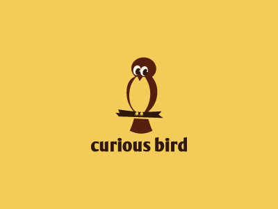Curious Bird bird curious logo