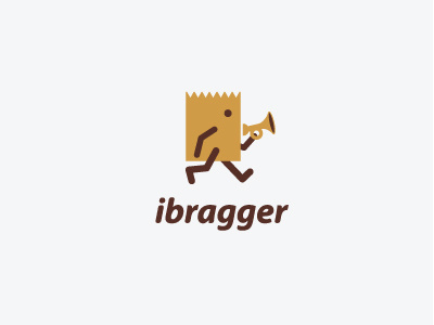 ibragger bag brag horn logo payment toot