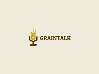 Graintalk agriculture discussion farm farming grain logo social wheat