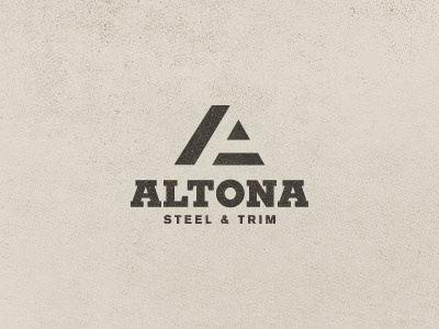 Altona a altona cladding logo mark negative roofing room steel trim