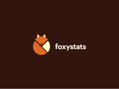 Foxystats circle fox graph logo