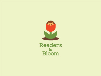 Readers In Bloom book face flower head natural nature nurture plot read