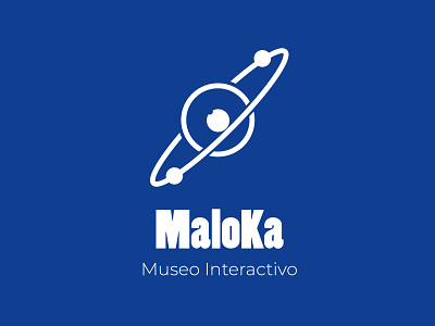 Maloka Museo Interactivo branding design icon logo minimal vector