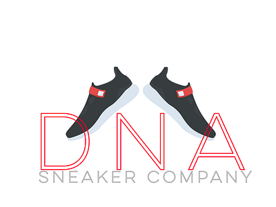 Sneakers logo design concept