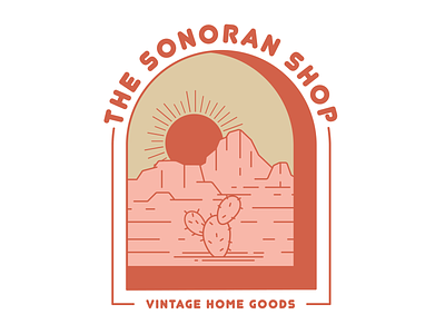 The Sonoran Shop branding desert graphic design ill illustration logo