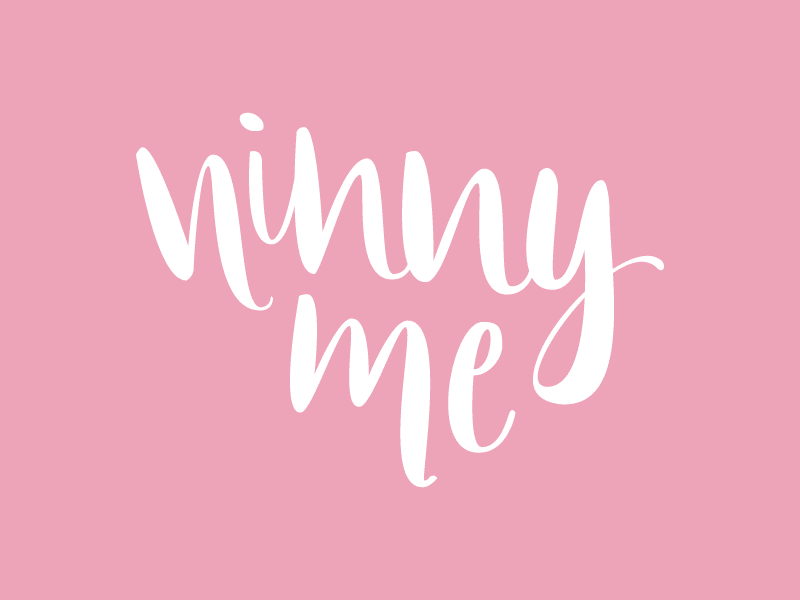 Ninny Me Lettering lettering logotype type typography