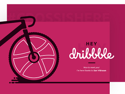 Dribbble Cross bicycle bike crossishere cx cycle cycling cyclocross dribbble