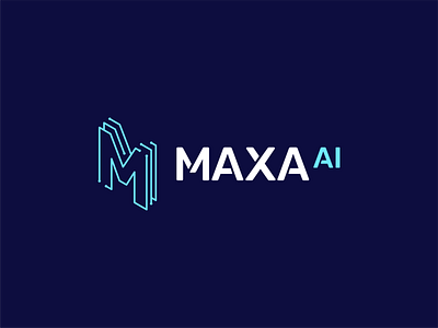 Maxa Logomark + Logotype brand branding case study concept design flat graphic grid icon identity illustration logo logomark logotype maxa typgraphy