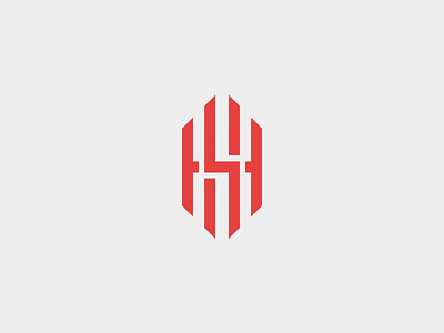 'HS' Monogram Logo concept hs logo monogram