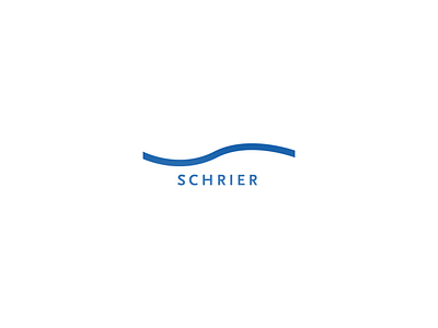 Schrier branding design logo new schrier simple wave