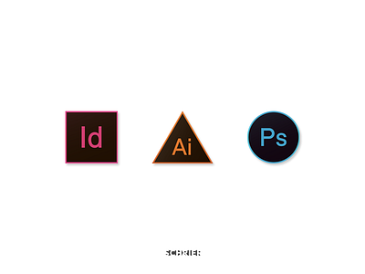 Adobe Icons adobe composition icons illustration