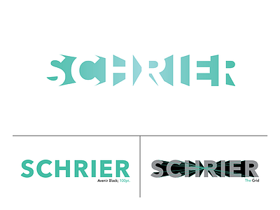 SCHRIER 45 67 branding concept logo personal