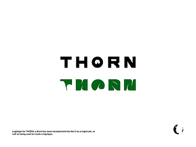 THORN branding design flat graphic icon illustrator logo ui vector