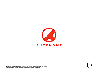 AUTONOME branding design flat graphic icon illustrator logo ui vector