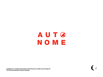 AUTONOME branding design flat graphic icon illustrator logo ui vector