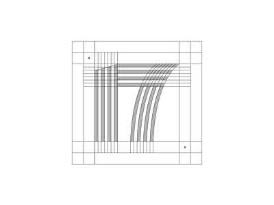 Concept 17 Grid branding design flat graphic grid icon illustrator logo ui vector