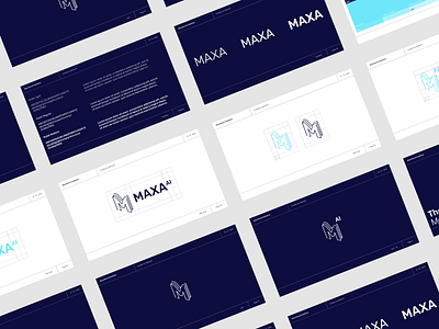 Brand Guidelines for Maxa AI brand brand guidelines brand identity branding design graphic icon illustration logo vector