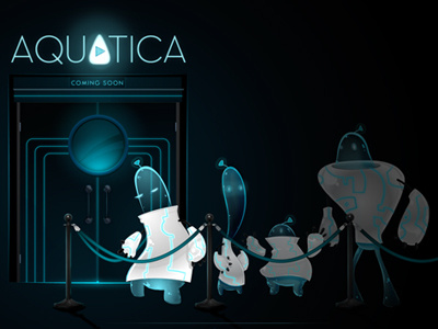 Aquatica Avatars aquatica avatars characters giant thinkwell illustration photoshop teaser