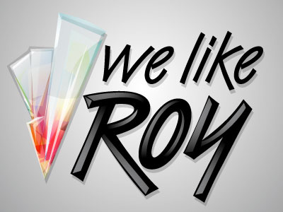 We Like Roy - type branding illustration illustrator logo typography we like roy