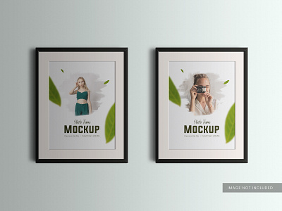 Top View Double Black Photo Frame Mockup | Premium Psd File backgound black branding business card frame frame mockup graphic design mockup photo photo frame products design tohiscreation