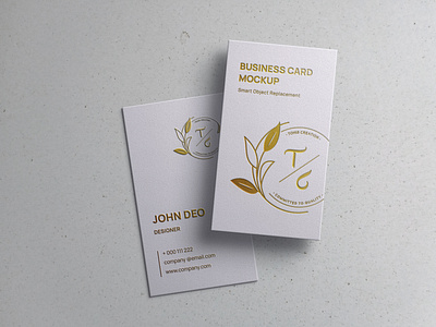 Minimal business cards Mockup