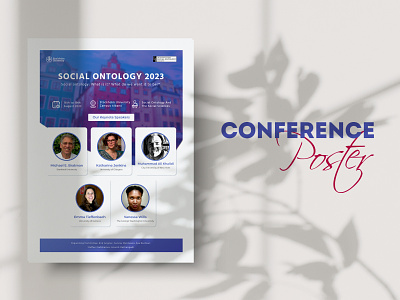 International Social Ontology 2023 Poster a4 conference poster flyer graphic design poster poster design social ontology 2023 tohiscreation