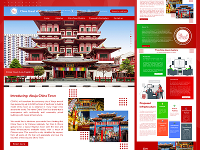 China Town - Abuja, Nigeria. branding ui uiux website
