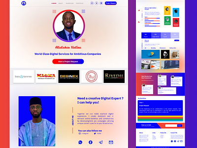 Portfolio Website Design - Abubakar Kabiru Abubakar