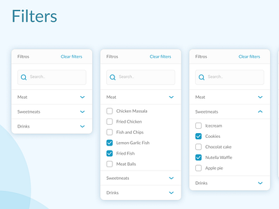 Filters product design ui user experience ux