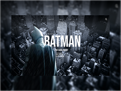 Batman UI design and app design application batman batman v superman clean experience flat icon ui uidesign user vector