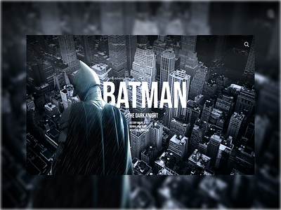 Batman UI design