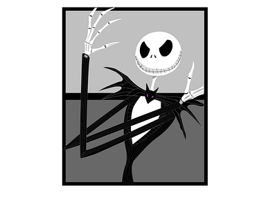 The Nightmare Before Christmas - Jack illustration