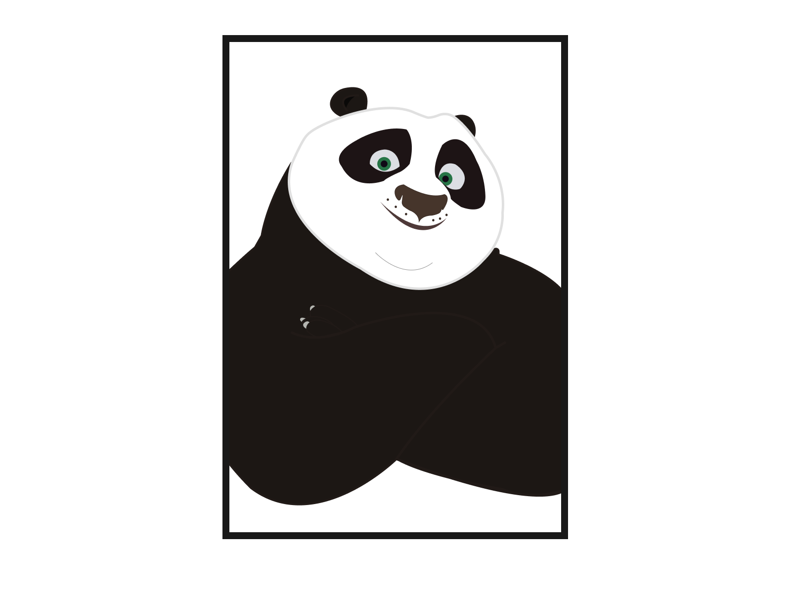 Kung Fu Panda Illustration By Matija Bogdanovic On Dribbble