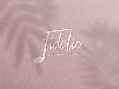Lovely Piano course Logo - Fidelio adobe illustrator brandin design graphic design logo logodesign