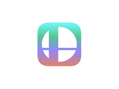 Super Smash Bros. Mobile App Icon appicon daily ui 005 dailyui super smash bros