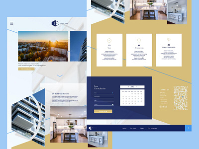 Discover Estates: Branding & Web Design Passion Project Part II design graphic design logo ui web