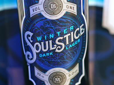 Winter Soulstice Dark Lager Branding