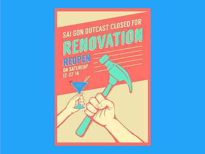 Renovation Poster - Saigon Outcast Artwork