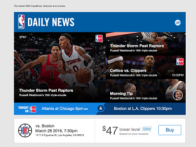 NBA.COM Daily News newsletter