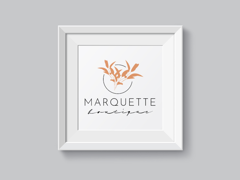 Marquette Boutique (Branding) branding design icon illustration illustrator logo minimal typography vector website