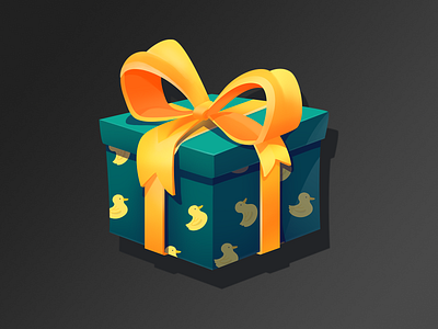 Game icon Duck Box design