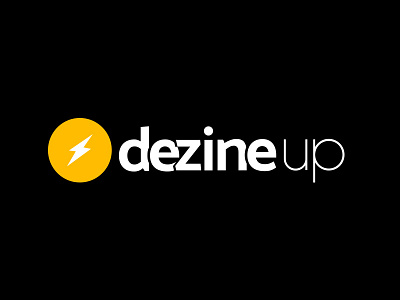 DezineUp logo design flash logo up