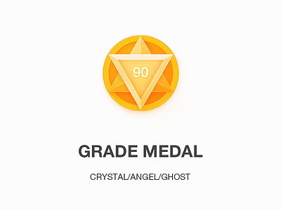 Medal Icon angel ghost grade icon medal mobile app