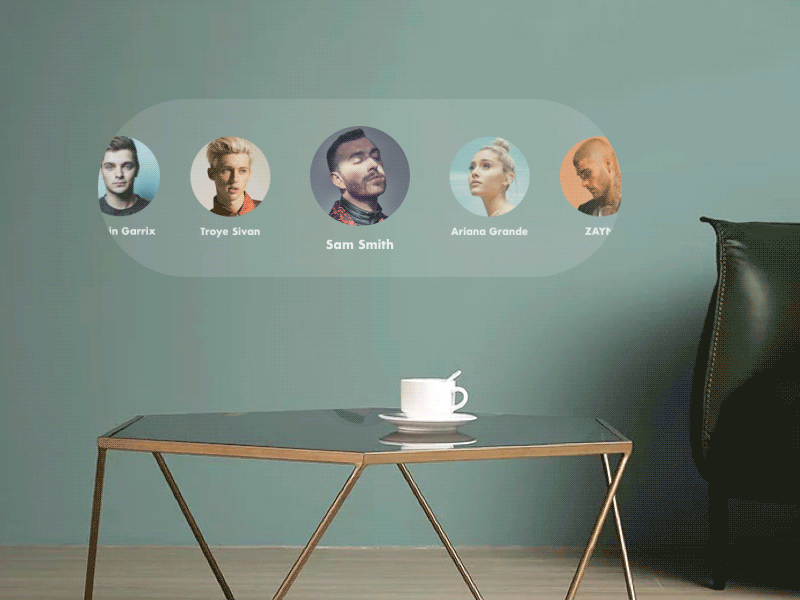 Music player concept for Smart Home