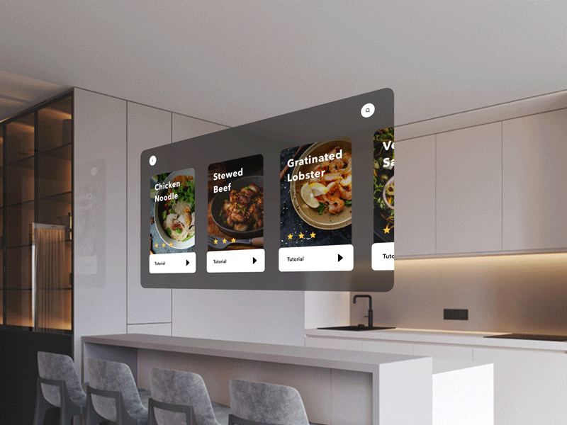 🥘 animation food interactive kitchen layout ui