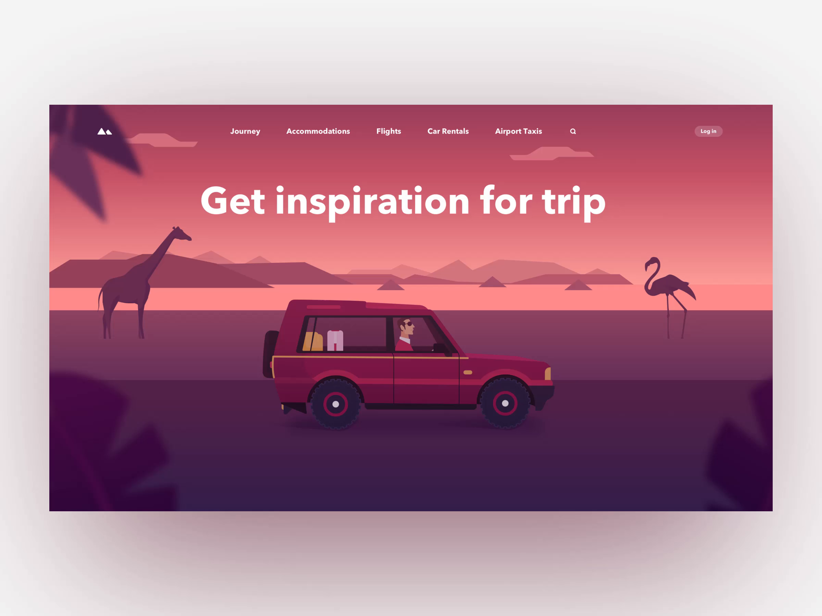 Travel Page Animation by CRI for Fireart Studio on Dribbble