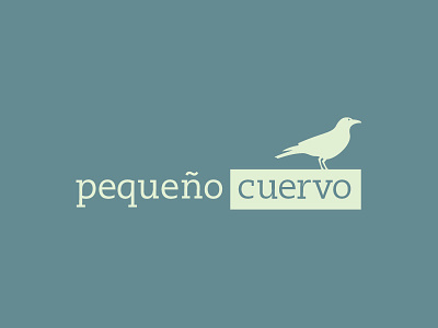 Pequeño Cuervo agency branding crow digital little logo