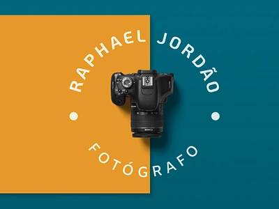 Raphael Jordão Photographer brand branding camera design green logo logodesign logotype minimal mockup photographer photography rebranding symbol symbols visual identity yellow