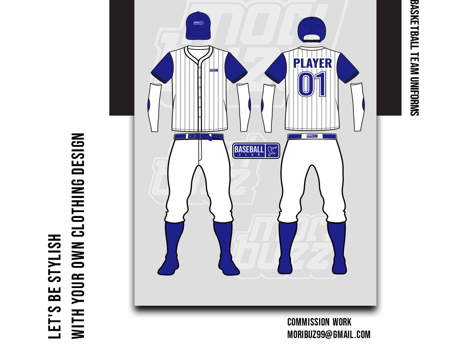 Baseball uniform design by Moribuzz on Dribbble