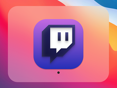 Dayli UI #005 - Icon Design (Twitch for MacOS Big Sur)